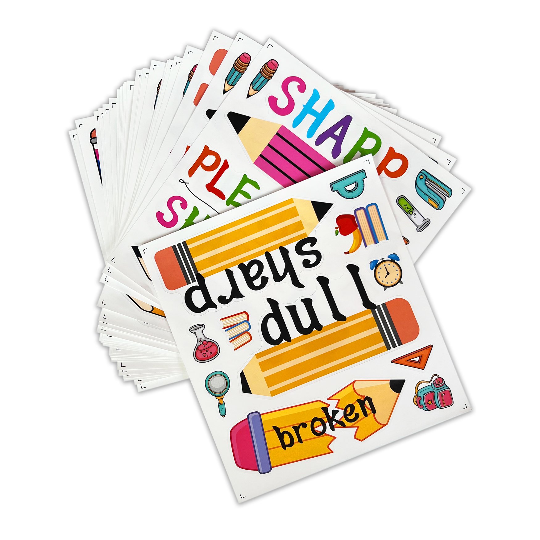 Custom vinyl paper labels sticker sheets with logo adhesive waterproof die cut cartoon cute kiss cut sticker sheets for kids