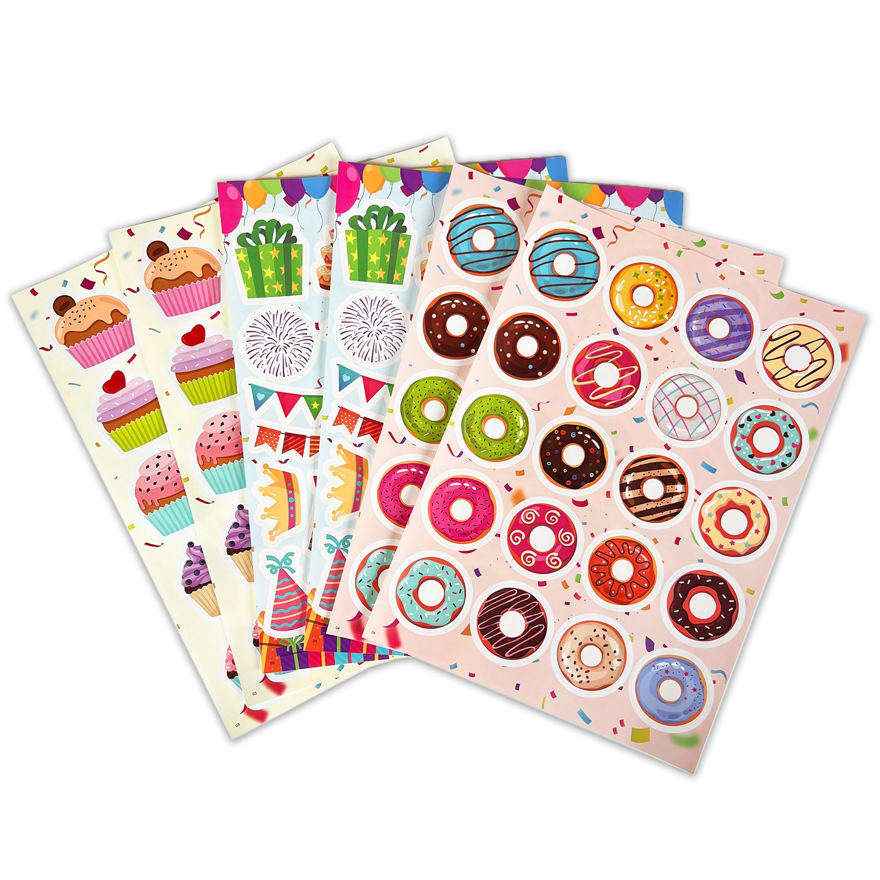 Custom vinyl paper labels sticker sheets with logo adhesive waterproof die cut cartoon cute kiss cut sticker sheets for kids