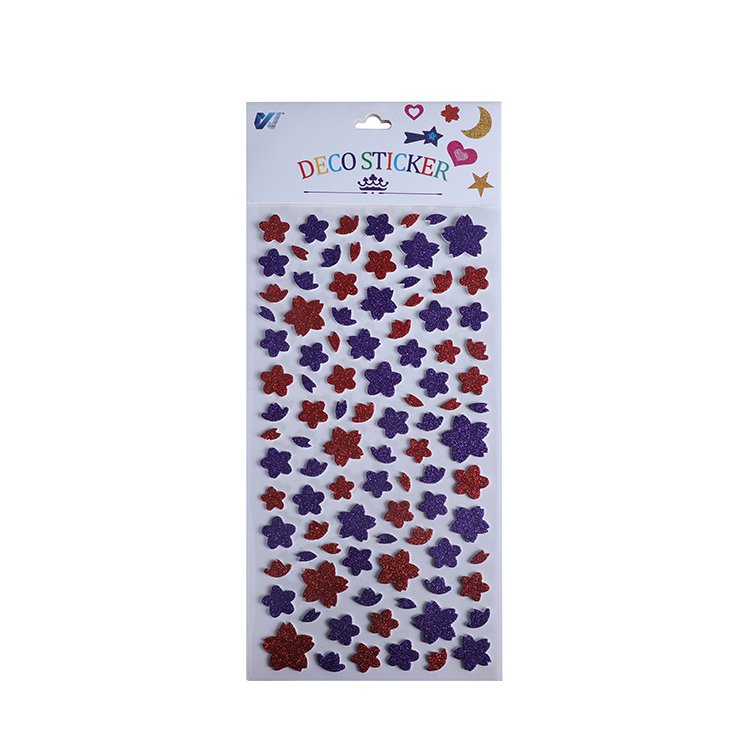 Cheap & Lovely heart shaped cartoon EVA Foam sticker /3d puffy sticker