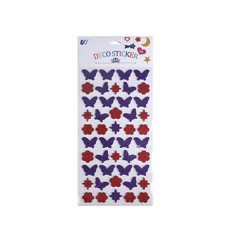 Cheap & Lovely heart shaped cartoon EVA Foam sticker /3d puffy sticker
