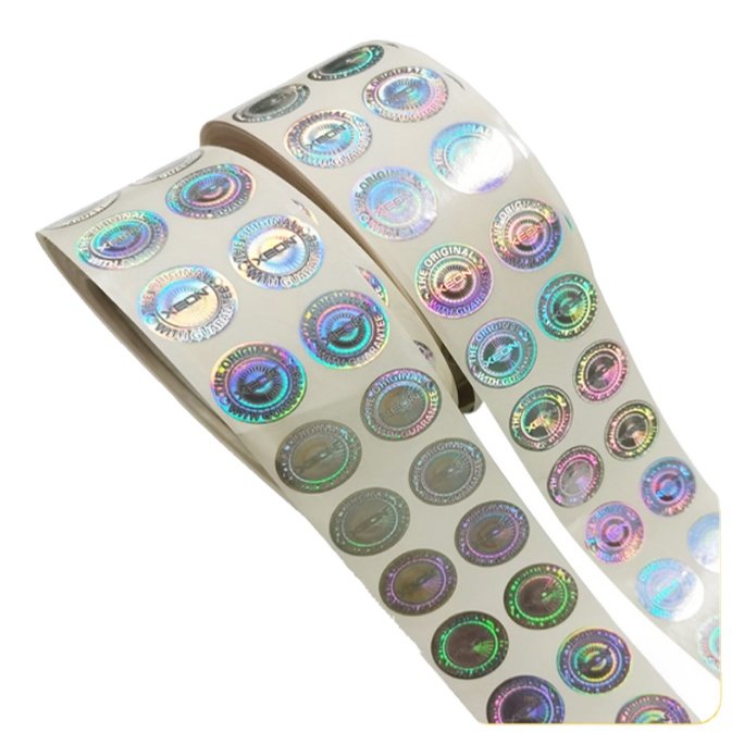 Permanent adhesive paper round label stickers individual die cut label for promotion