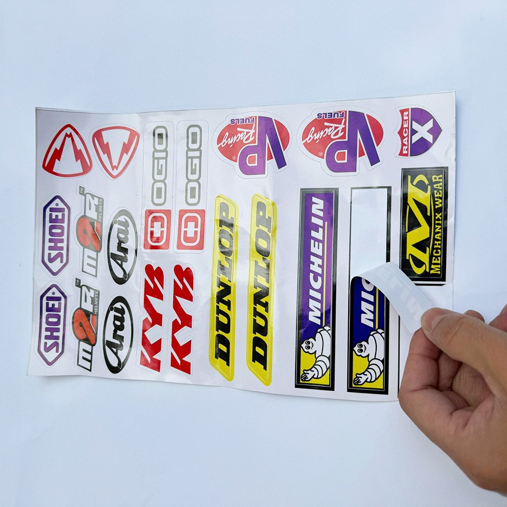Permanent adhesive paper round label stickers individual die cut label for promotion