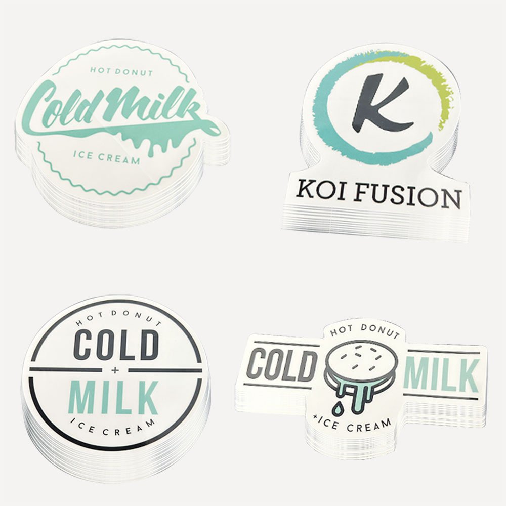 Custom Printed Irregular Die Cut Cute Cartoon Sticker Pack