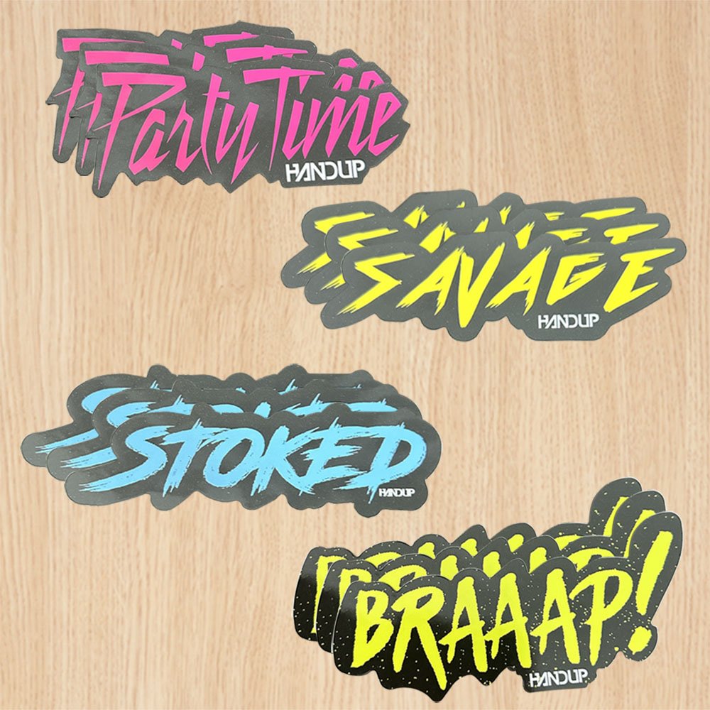 Custom Printed Irregular Die Cut Cute Cartoon Sticker Pack
