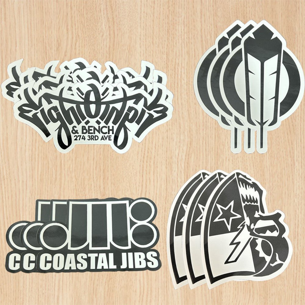 Custom Printed Irregular Die Cut Cute Cartoon Sticker Pack