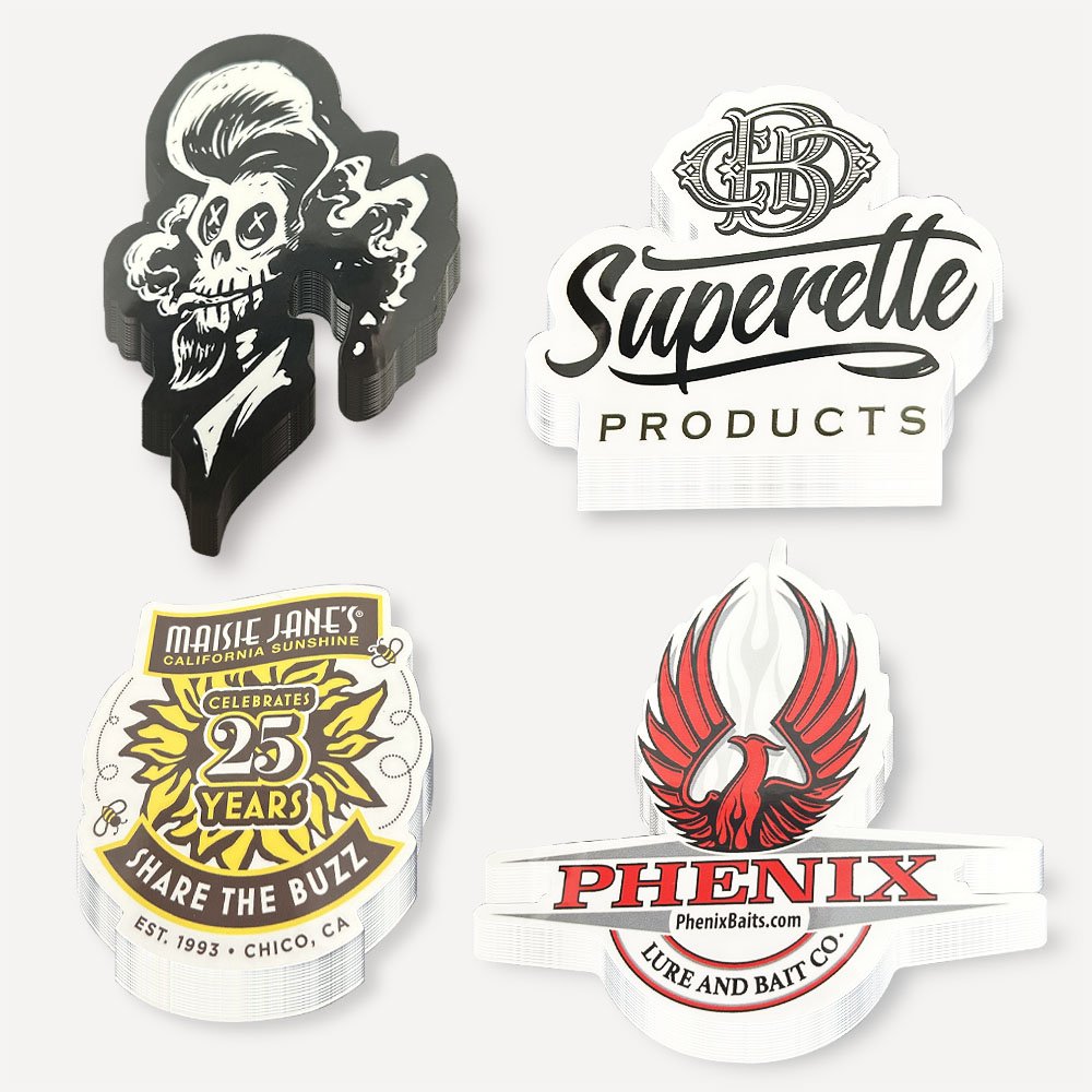 Custom Printed Irregular Die Cut Cute Cartoon Sticker Pack