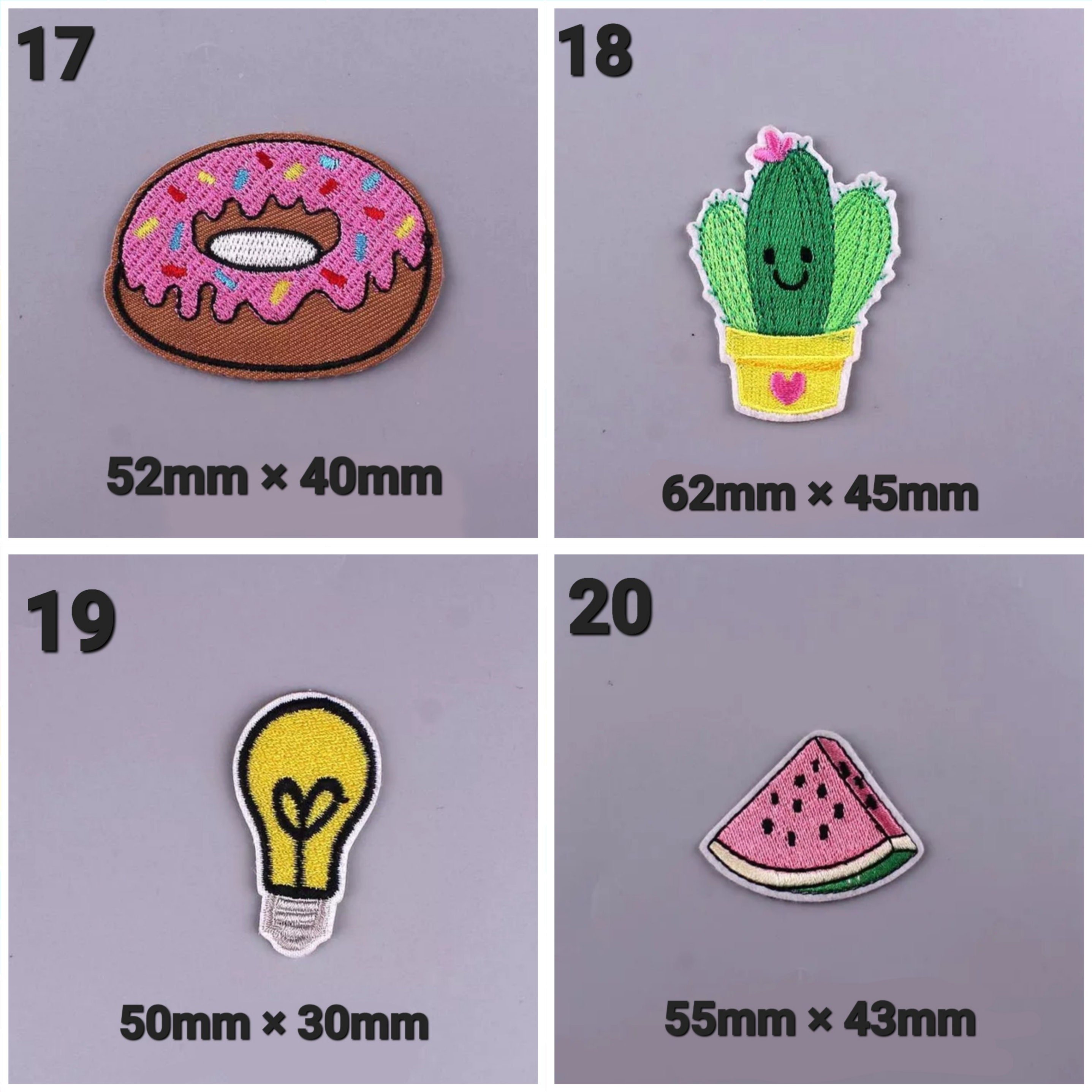 Cute Animals & Dinosaur 3D Iron-On Embroidered Patches Kid's Clothes Sequins Decorated T-shirt Cartoon Anime Appliques Stickers