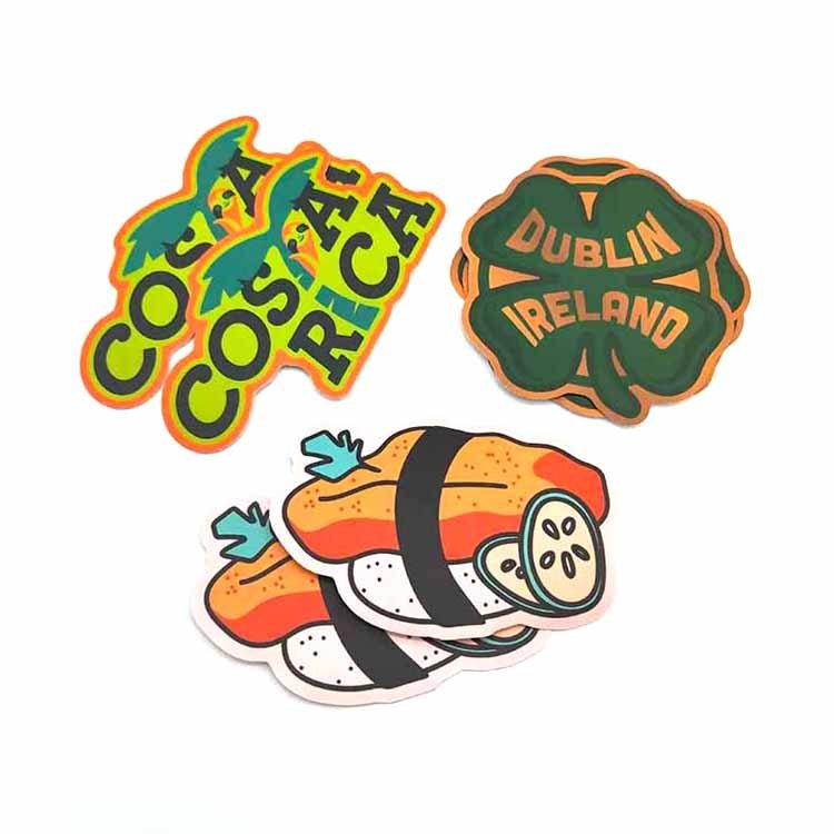 Custom Pvc Decoration Waterproof Label Vinyl Holographic Stickers