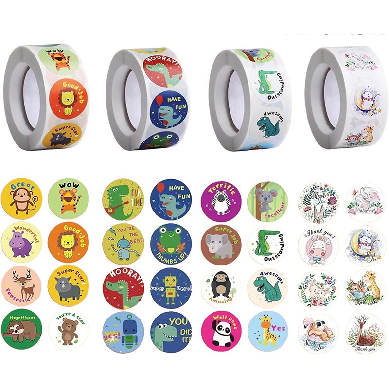 Kawaii Children Stickers Party Favors For Kids children Learning Toys kids Animals Carton Toy GIft First Choice