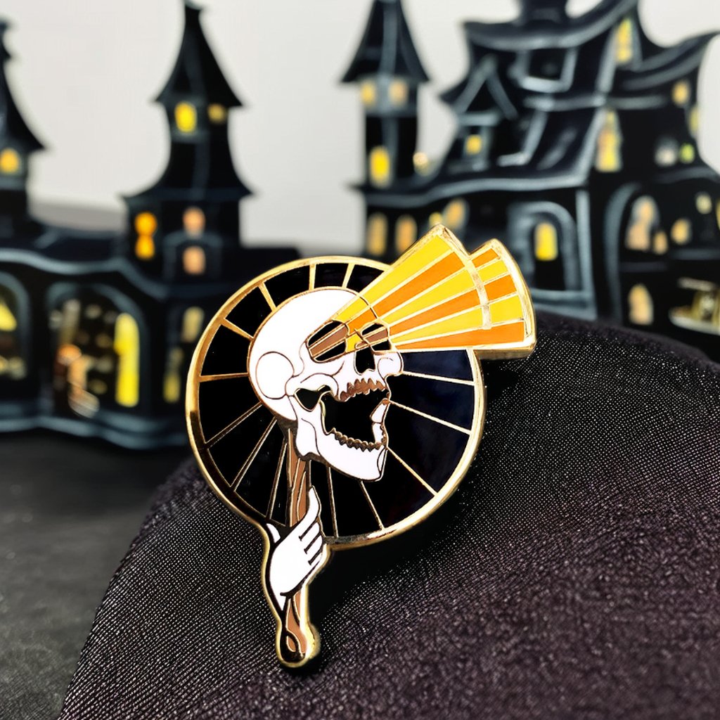 Manufacturer Direct Sale Custom Halloween Lapel Pins with Large Cute Cartoon Metal Logo Enamel Safety Metal Craft Accessories