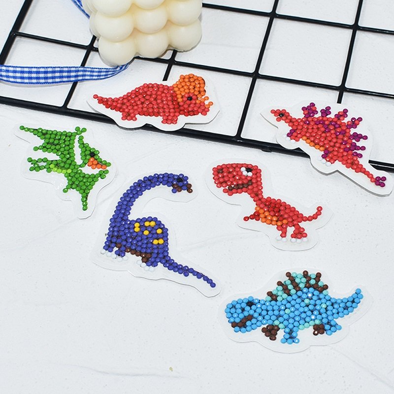 High Quality 5d Dinosaur Diamond Painting Sticker Customized Diy Diamond Cartoon Sticker