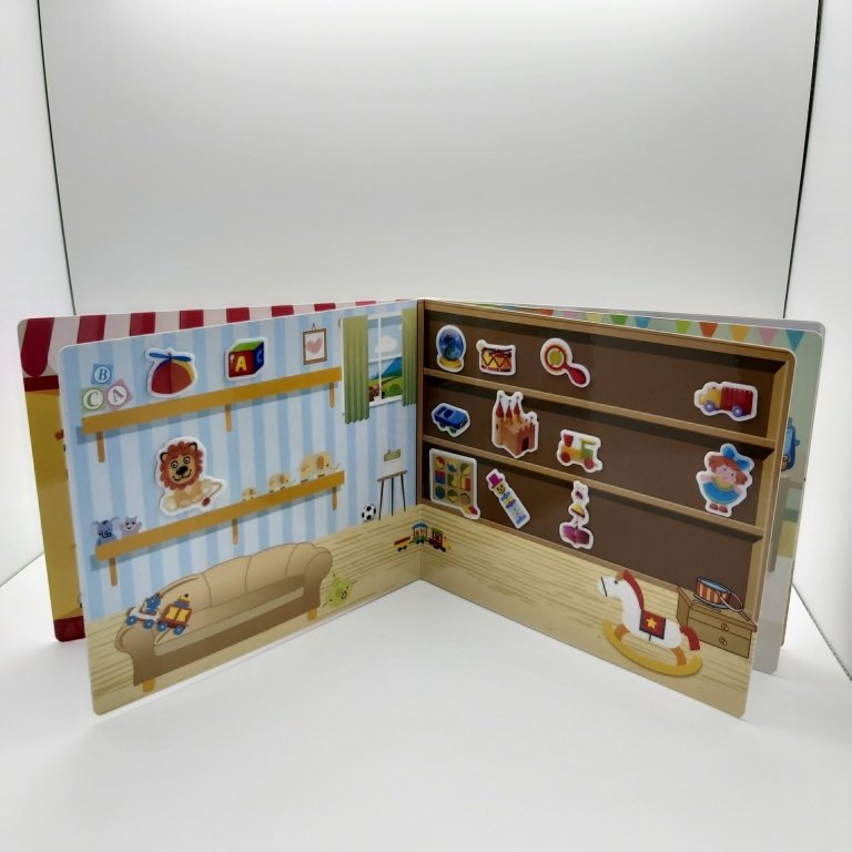 TOY STORY new hot sell washable reusable TPE sticker TPR silicon board game stick book for kid custom design