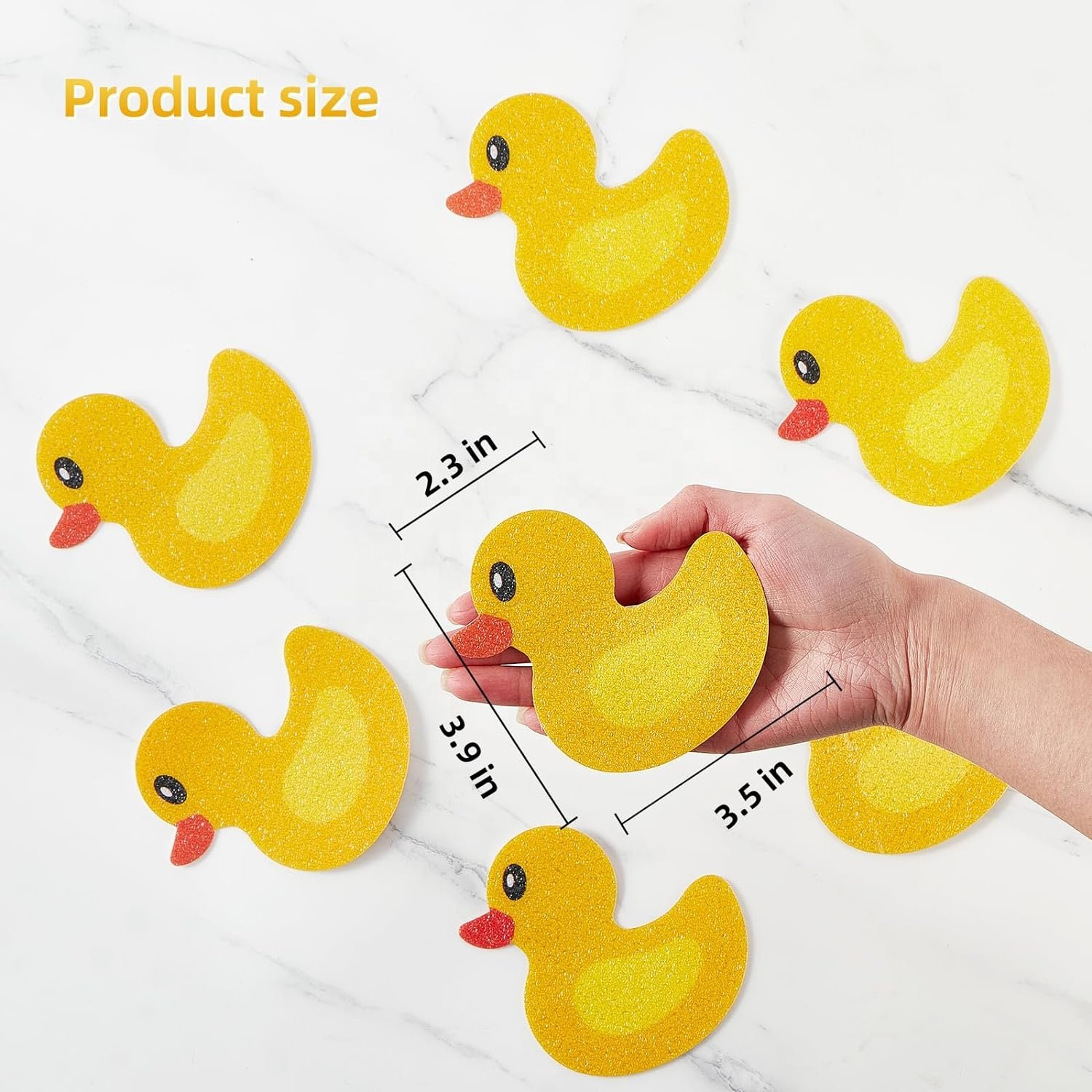 Original Non Slip Bathtub Stickers Adhesive Kids Anti Slip Decal Threads for Shower and Bath Tub with Premium Scraper
