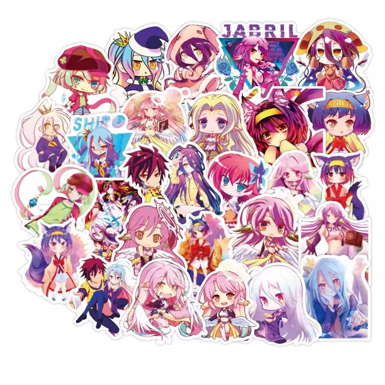 Vinyl anime decals sticker custom emoticons sticker die cut cute cartoon stickers for wholesales