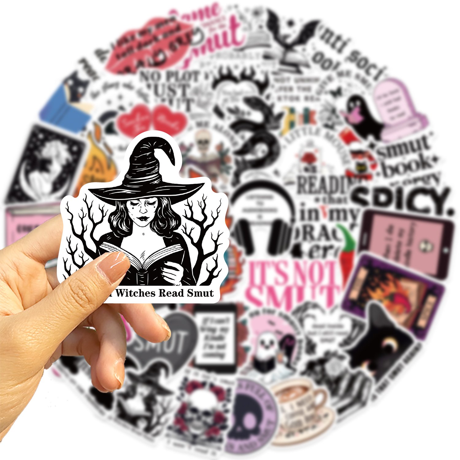 50pcs Die Cut Smut Graffiti Stickers Decorative Phome Case Diary Guitar Graffiti Waterproof kids Toy Gift Sticker Wholesale