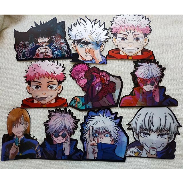 Hot Sell Die Cut Lenticular Motion Sticker Custom Lenticular Anime 3D Sticker Car Anime Sticker