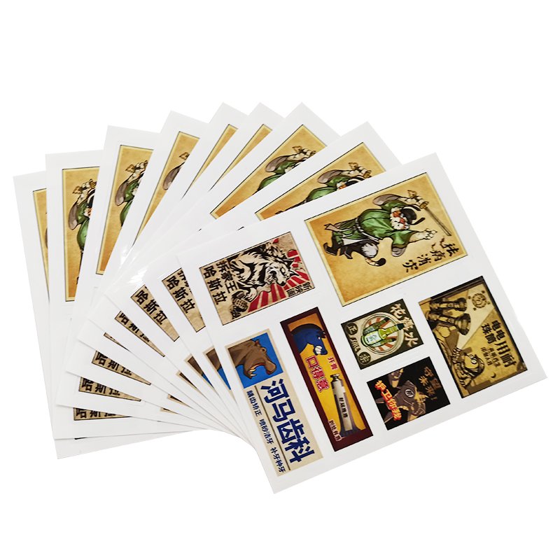 Customizable Glossy Vinyl Kiss-Cut Sticker Waterproof Adhesive Paper Carton Label Candle Packaging Custom Printed Designs Cute