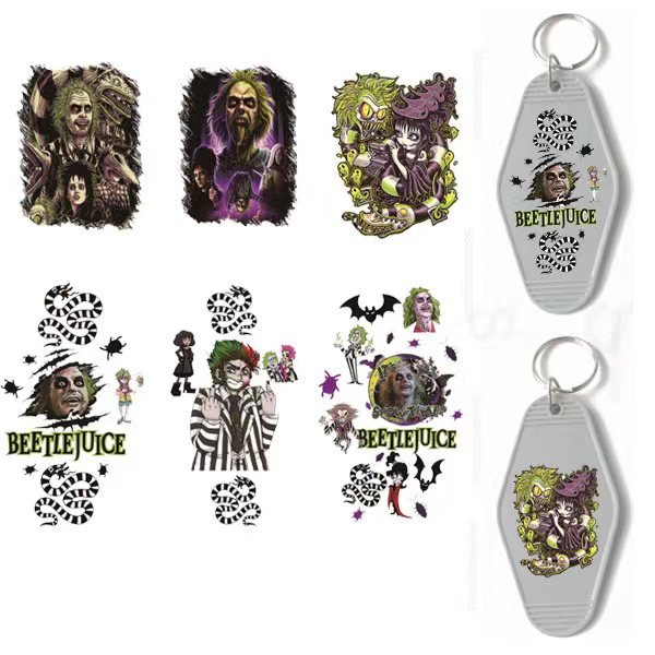 Custom UV Printed Waterproof Vinyl Logo Sticker round Die Cut Adhesive PVC Label for Motel Keychain Packaging Labels