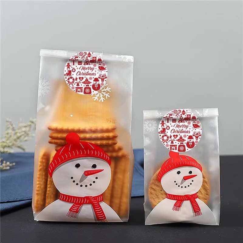 Cartoon Stickers Christmas Number Stickers For Gift Baking Decoration