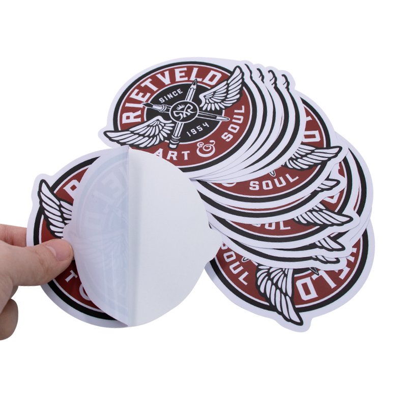 Wholesale Custom Logo Design 100pcs Sticker Vinyl Waterproof Die Cut Cute Cartoon Stickers
