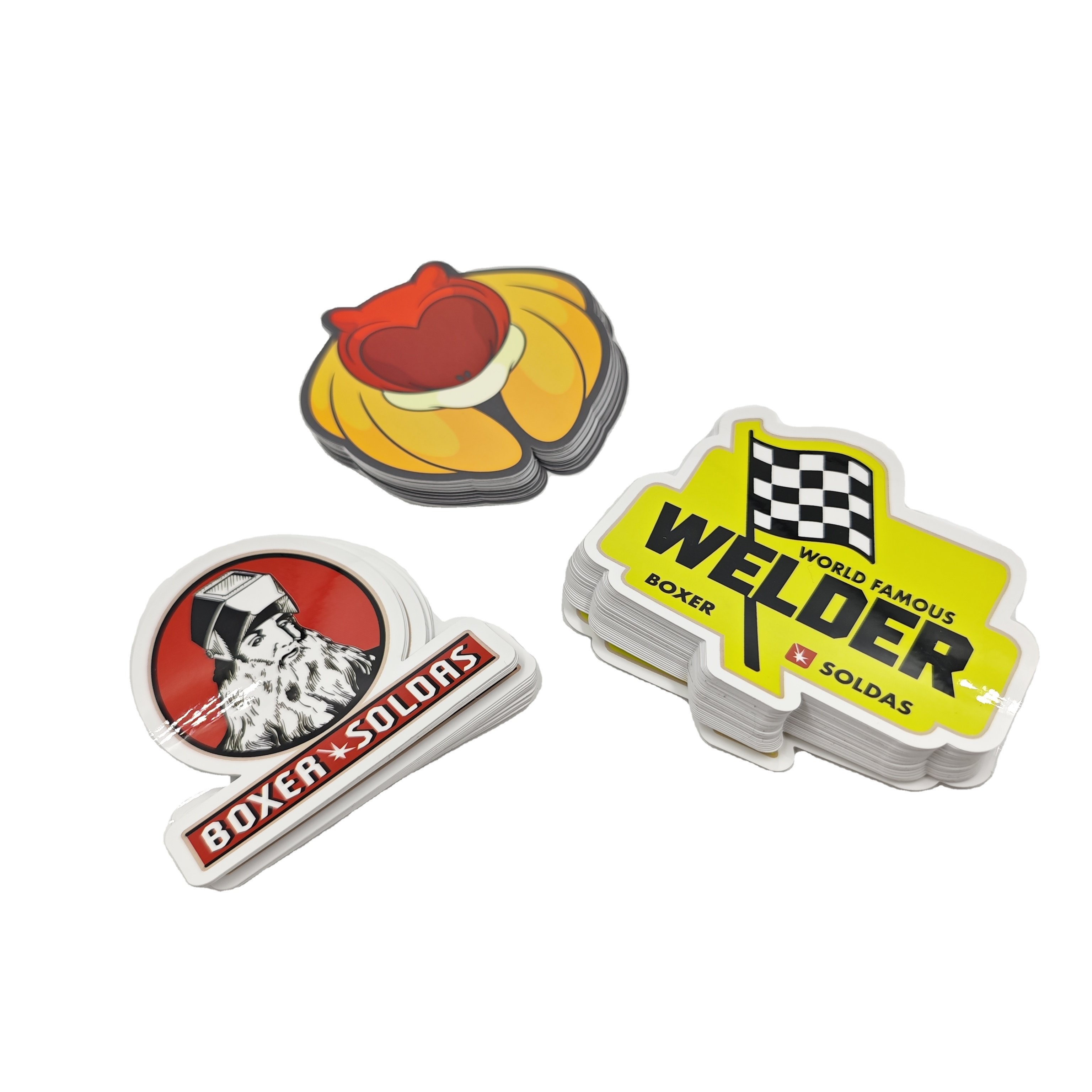 High quality custom printing logo label shiny die cut sticker sheet self adhesive waterproof vinyl die cut sticker