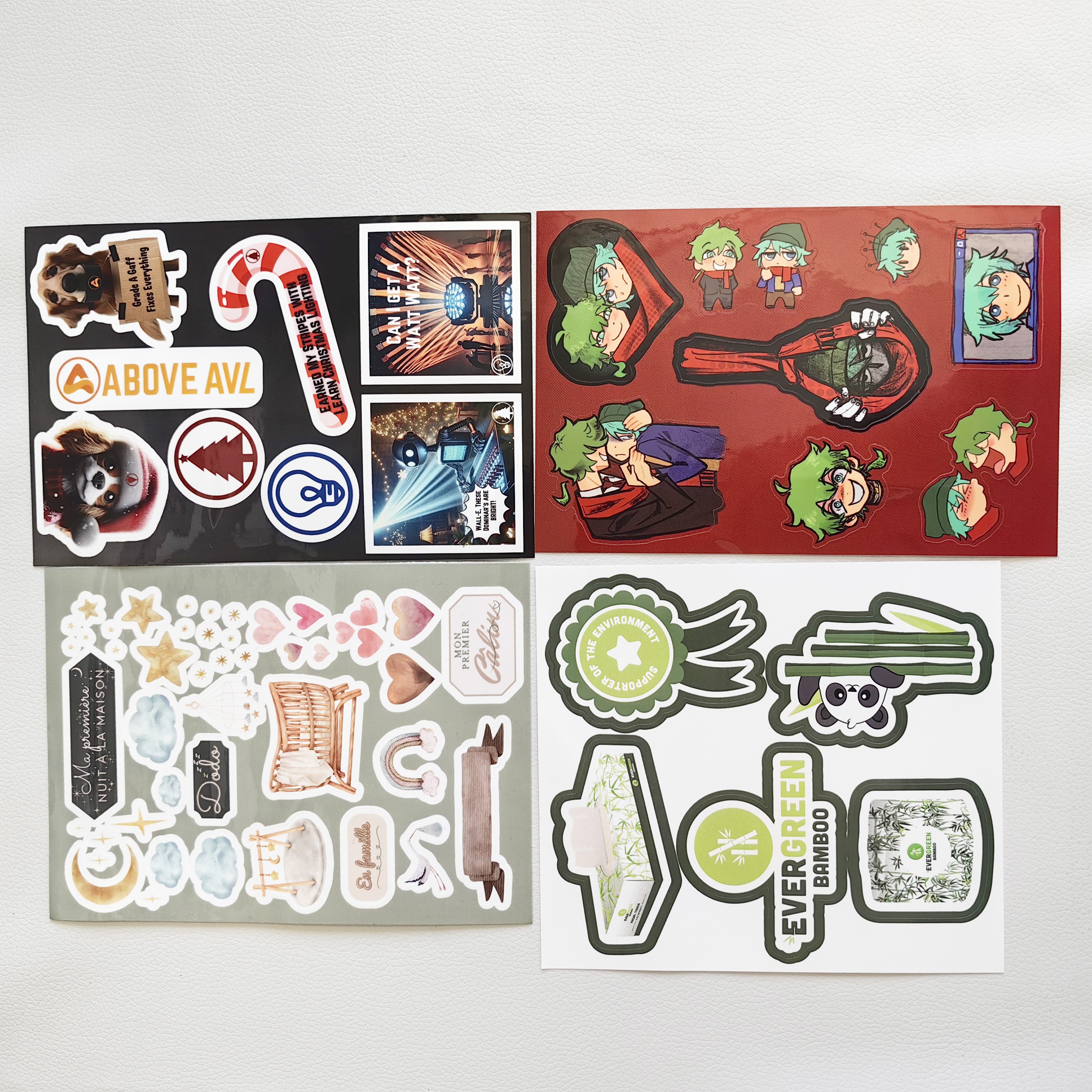 custom logoPrinting Adhesive Pvc Label Die Cut vinyl sticker uv waterproof kiss cut cartoon sticker sheets personalizados.