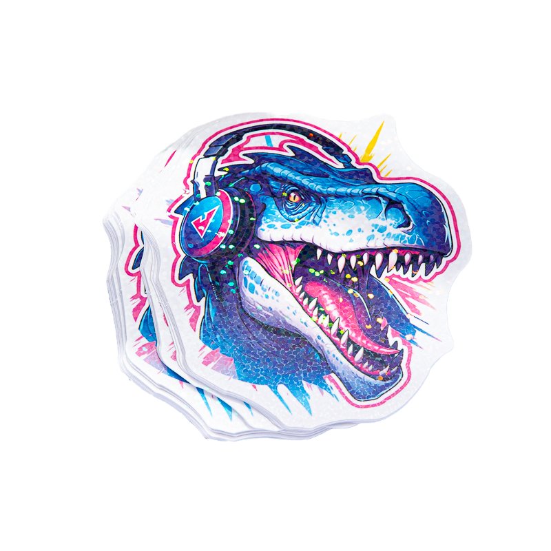 Hot Sale Hologram Outdoor Adhesive Stickers Digital Printing Logo Label Waterproof Adhesive Pvc Vinyl Sheets