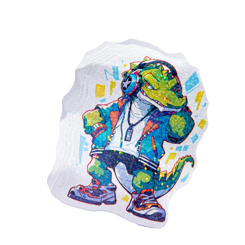 Hot Sale Hologram Outdoor Adhesive Stickers Digital Printing Logo Label Waterproof Adhesive Pvc Vinyl Sheets