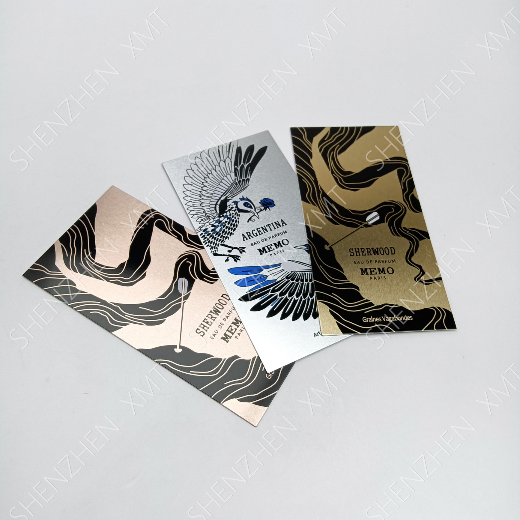 Customized personalized cartoon different patterns gold silver rose gold color metal game cards aluminum cards