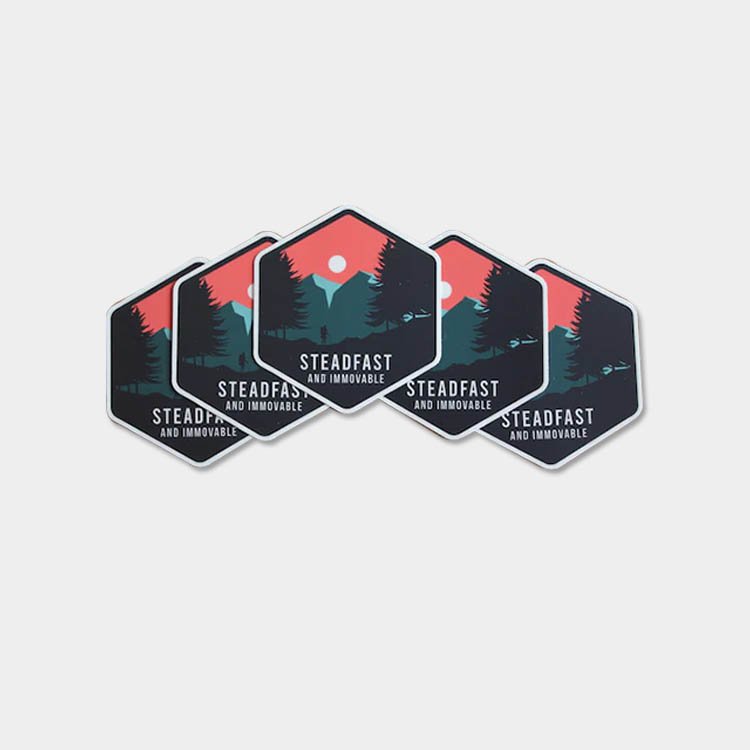 Waterproof Permanent Vinyl Logo Stickers Decorative Colorful Cartoon Plastic Stickers Custom Printed Die Cut Sticker