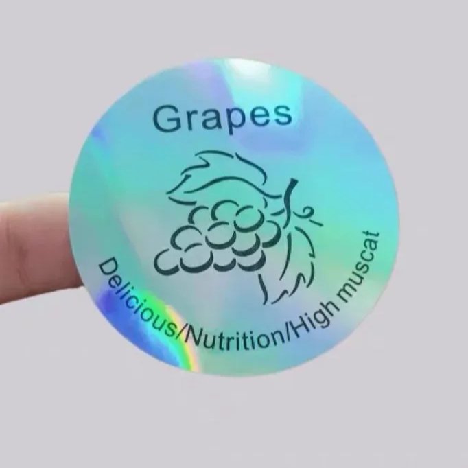 Customized Bopp Self- adhesive Hot Melt Decorative Stickers for Gift Hologram Cute Cartoon Stickers for Box Packing