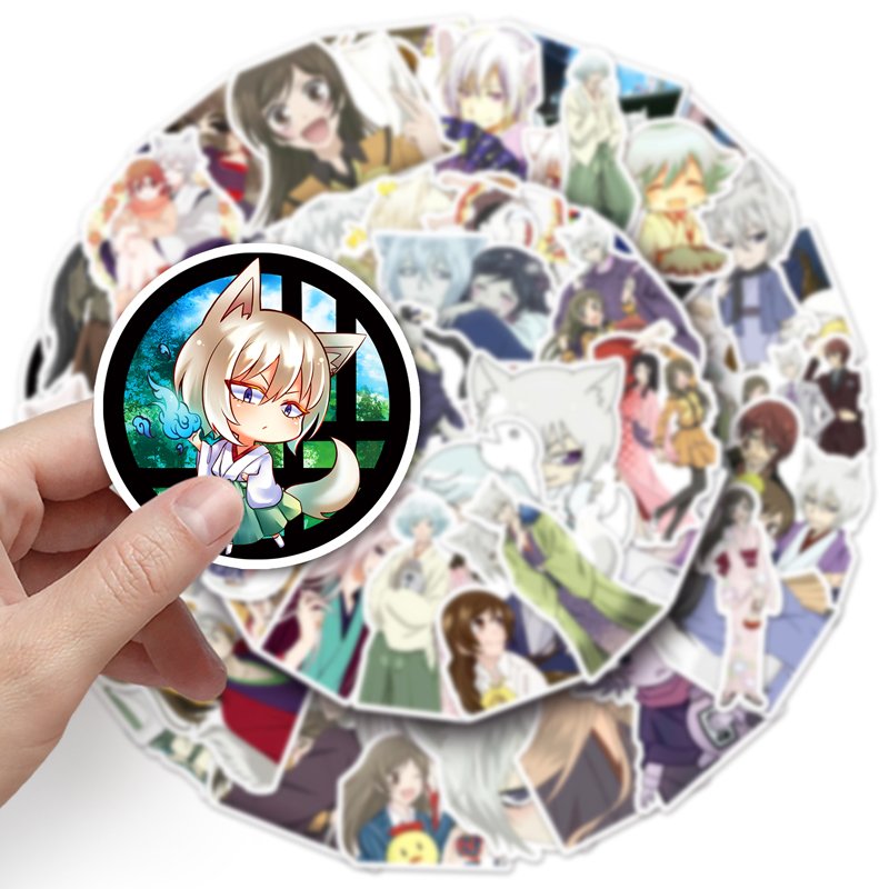 50Pcs High Quality Vinyl Waterproof Cartoon Anime Sticker Decorations PVC Kamisama Kiss Sticker