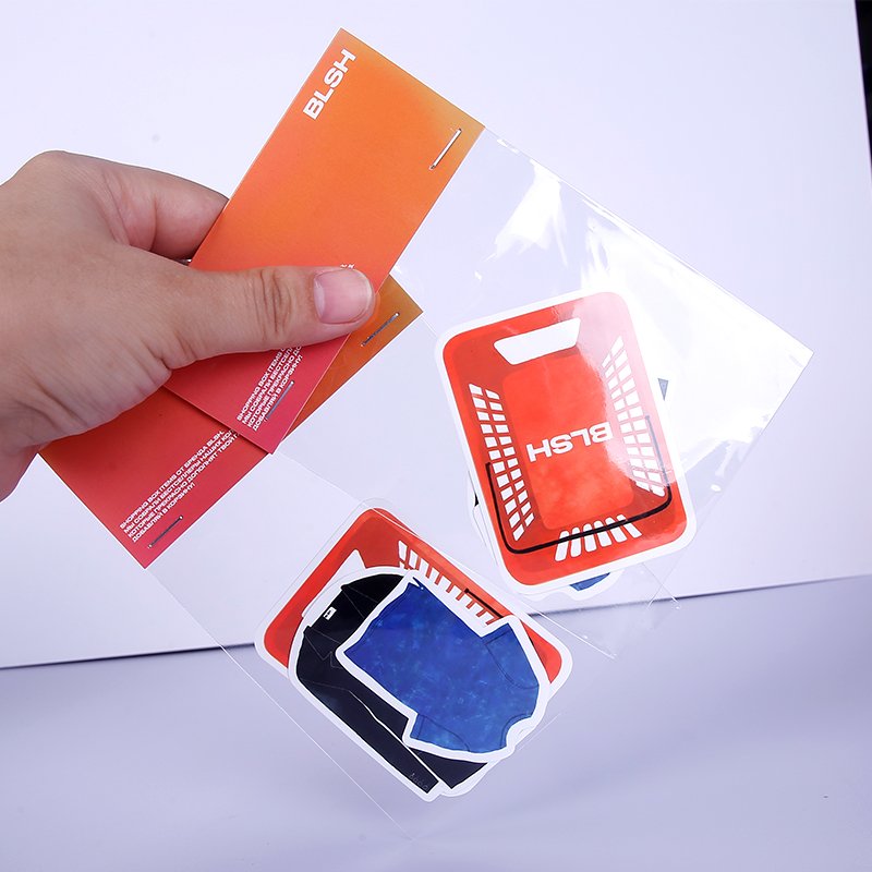 Wholesale Custom Vinyl laber Stickers Die Cut Adhesive Labels in Bags Sets of Die Cut Head Cards Labels Printing