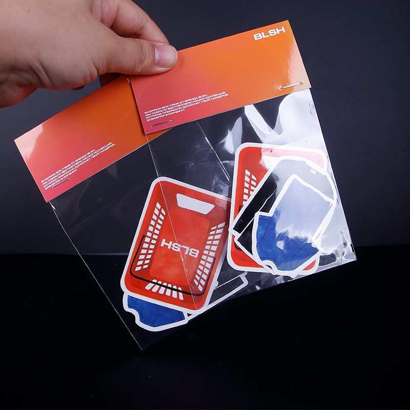 Wholesale Custom Vinyl laber Stickers Die Cut Adhesive Labels in Bags Sets of Die Cut Head Cards Labels Printing