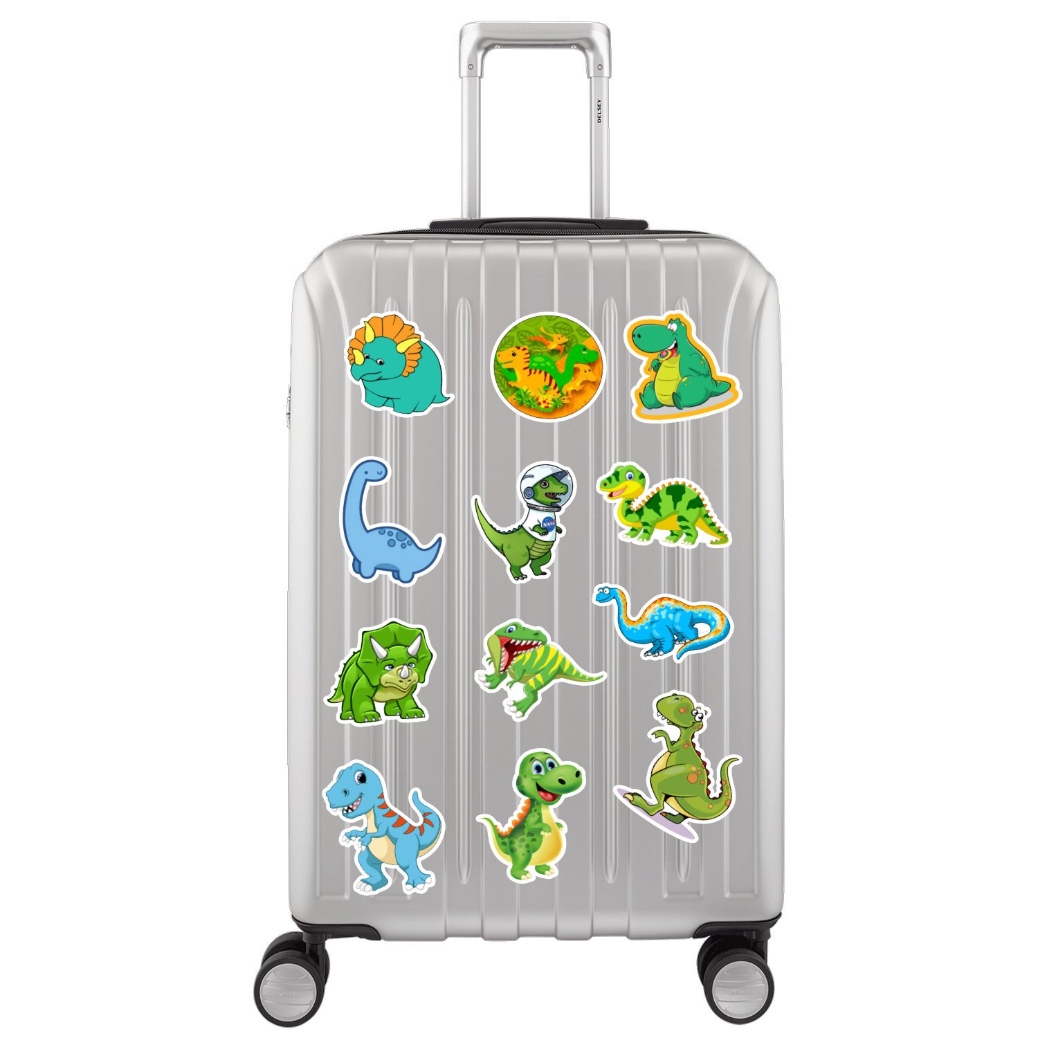 Die Cut Dinosaur Cartoon Graffiti Stickers Waterproof for Promotion for Insurance for Travel Boxes Skateboards