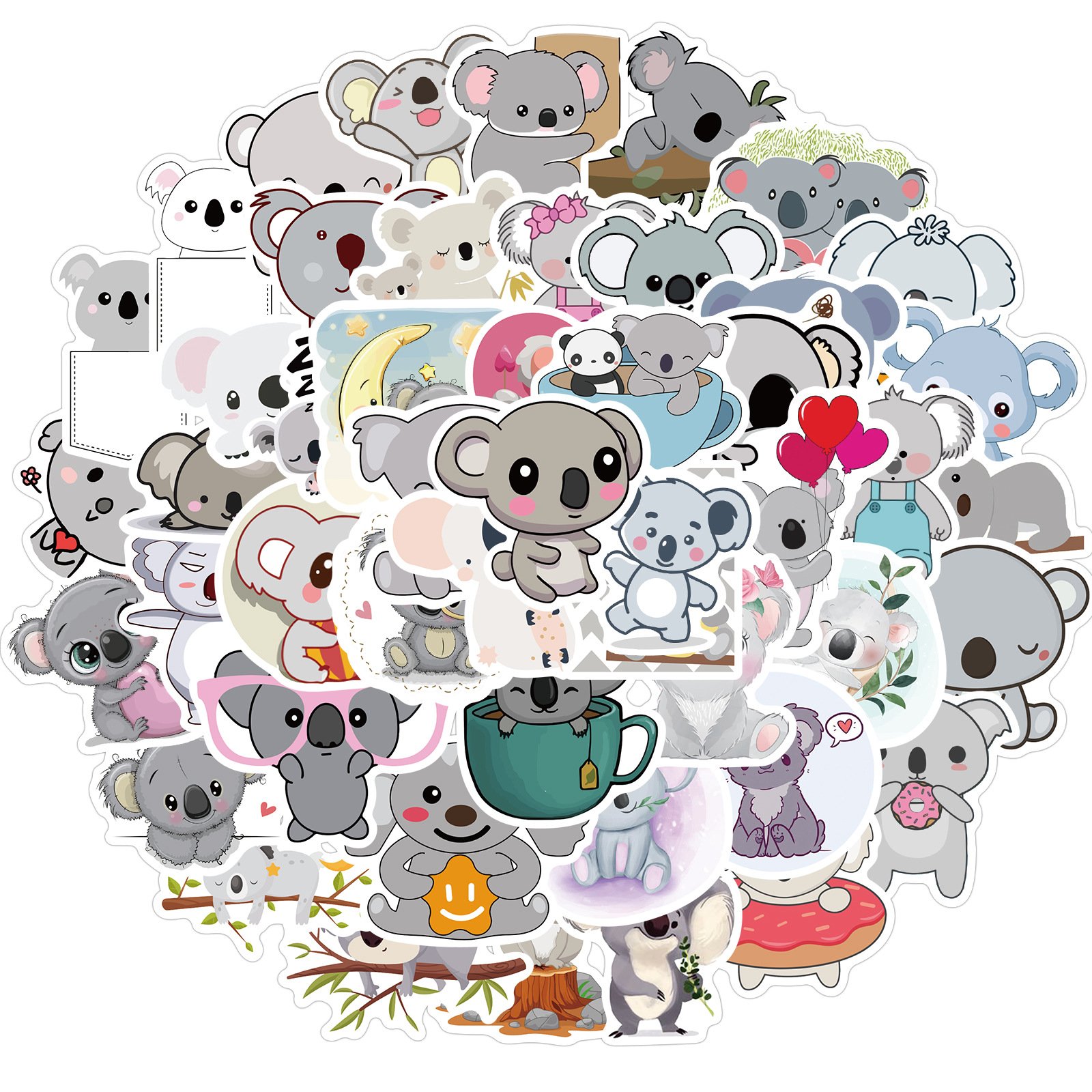 50pcs graffiti stickers Outdoor mix landscape luggage astronaut cartoon sticker wholesale decoration stickers