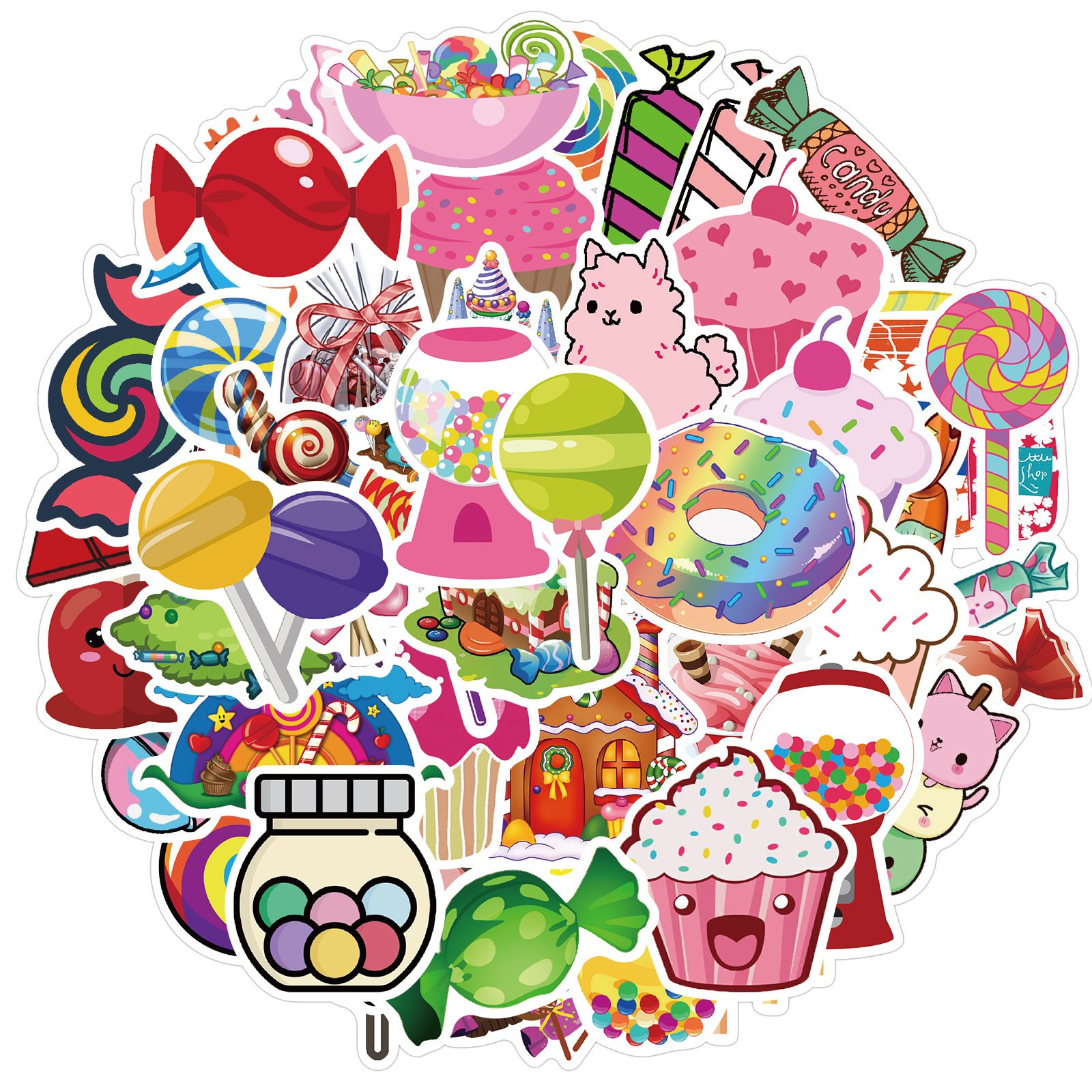 50pcs graffiti stickers Outdoor mix landscape luggage astronaut cartoon sticker wholesale decoration stickers