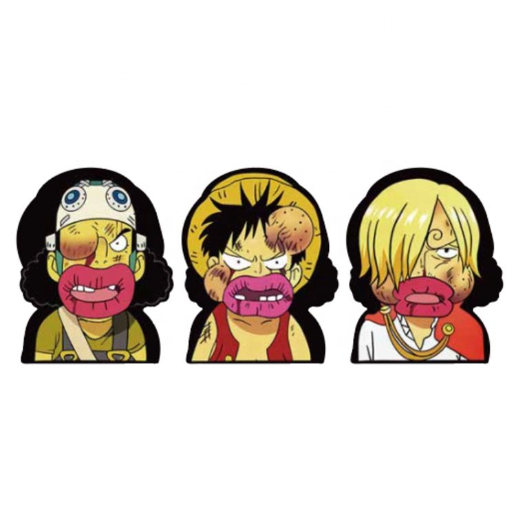 3D Motion Stickers Anime Car Sticker 3D Lenticular Flip Effect Card Waterproof Stickers for Car