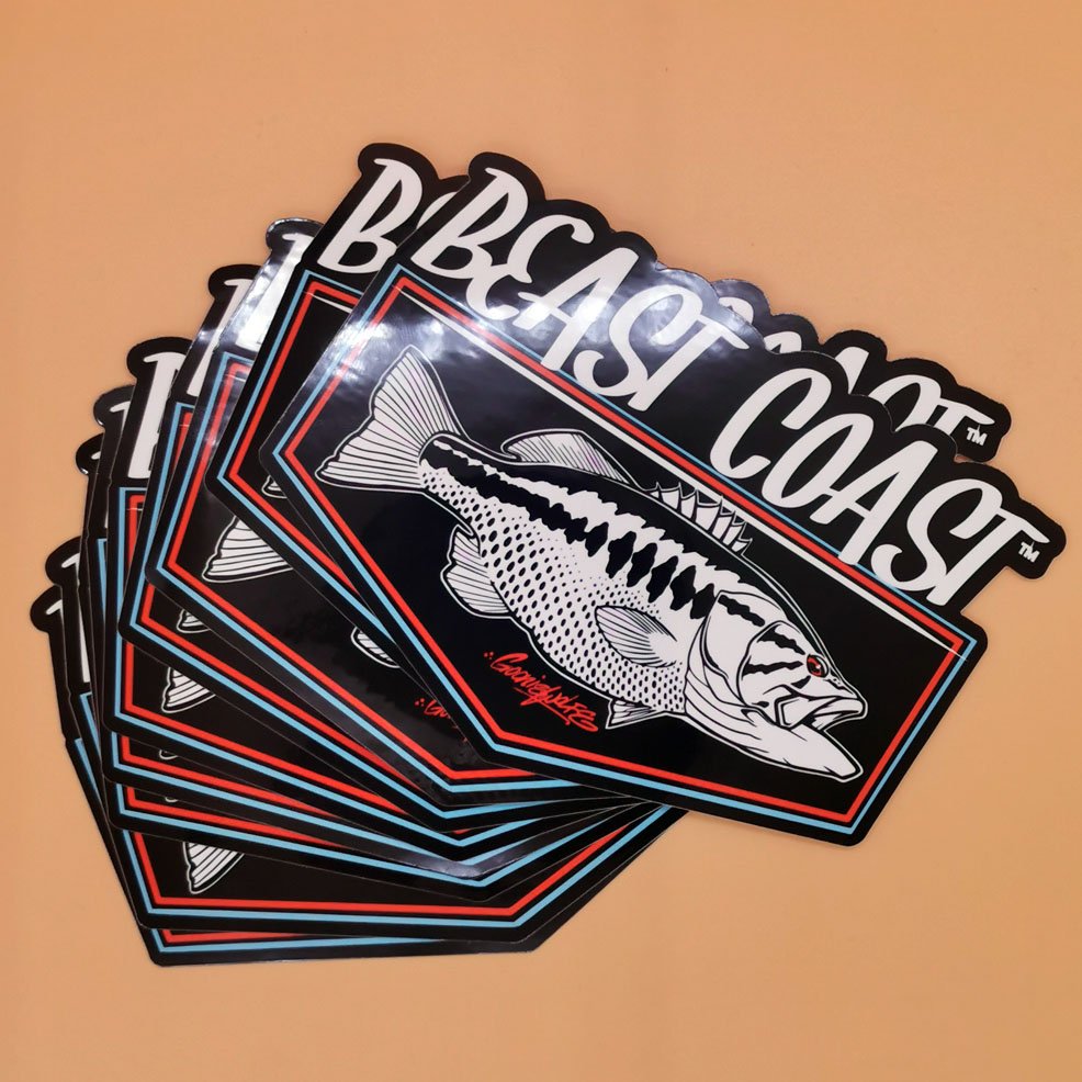 Custom Printing Die Cut Vinyl Stickers , Adhesive Waterproof PVC Label Company Logo Design Cartoon Stickers