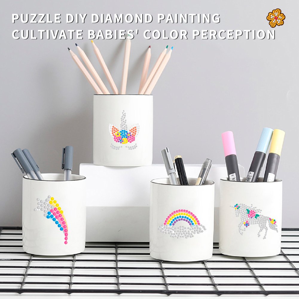 Unicorn Rainbow 5D Diamond Painting Sticker Set Cartoon Mosaic DIY Diamond Painting Accessories