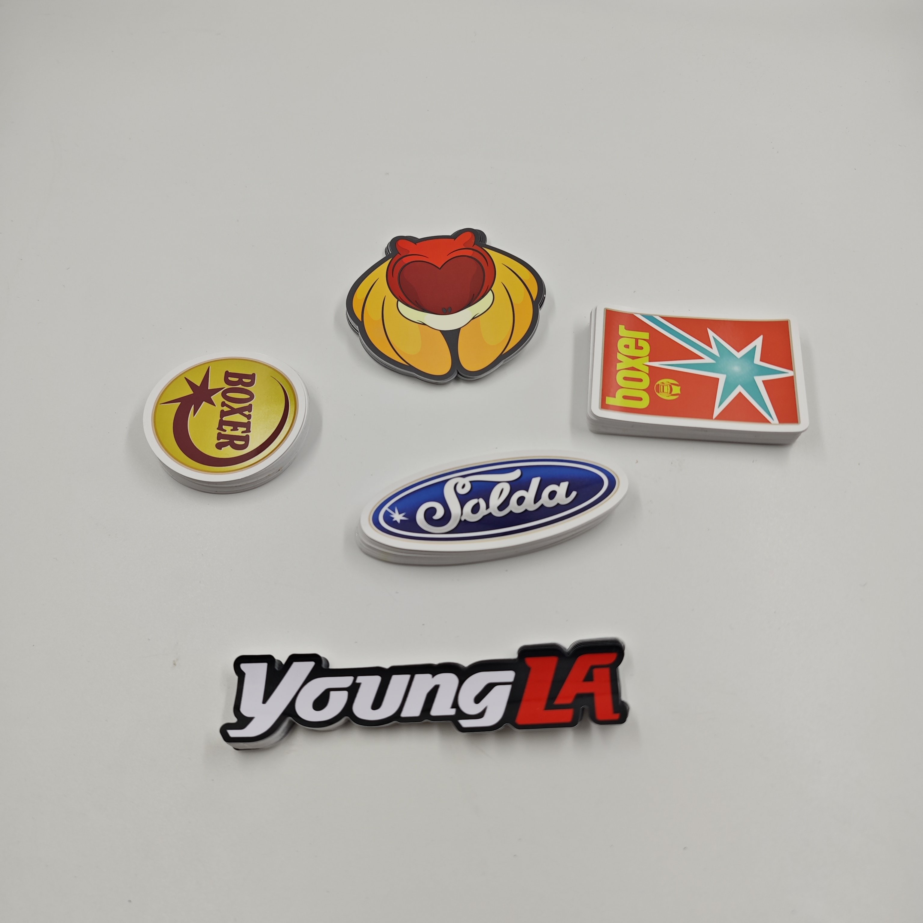Custom Die Cut Vinyl Individual Self Adhesive Sticker Cartoon Labels