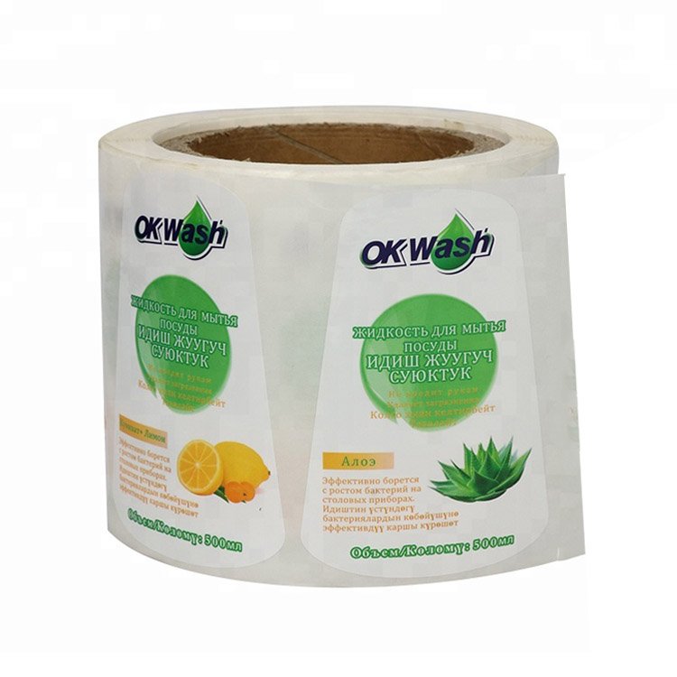 Label Roll Packaging Stickers Personalized Stickers For Daily Chemical Bottle