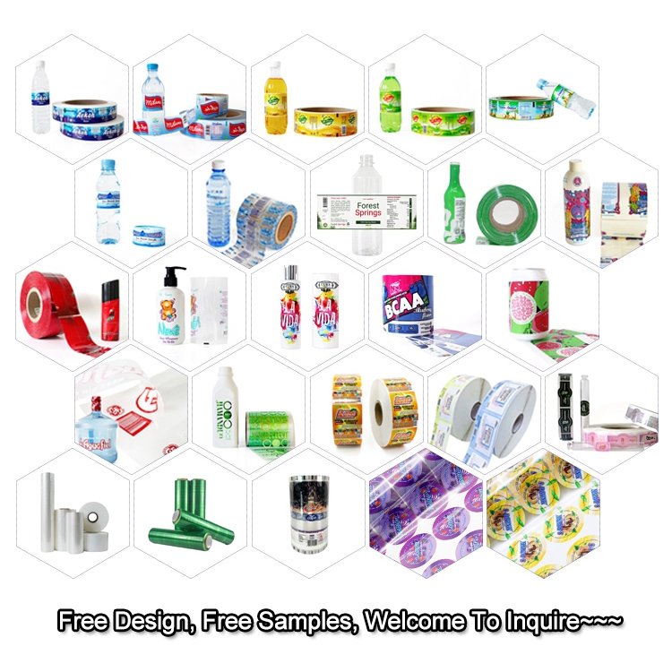 Label Roll Packaging Stickers Personalized Stickers For Daily Chemical Bottle