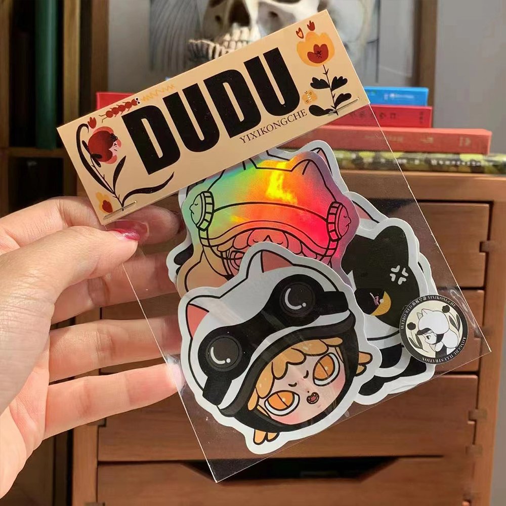 Personalized Cartoon Clear Sticker Custom Vinyl Stickers Adhesive Decals For Gifting Permanent Stickers Sheet