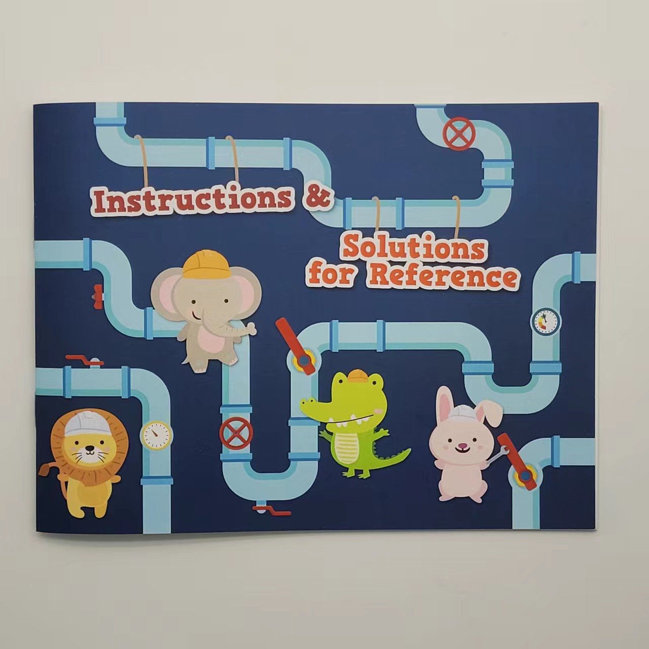 Strategic Puzzle board game water pipe TPE reusable sticker washable custom OEM design waterproof vinyl sticker puzzle game