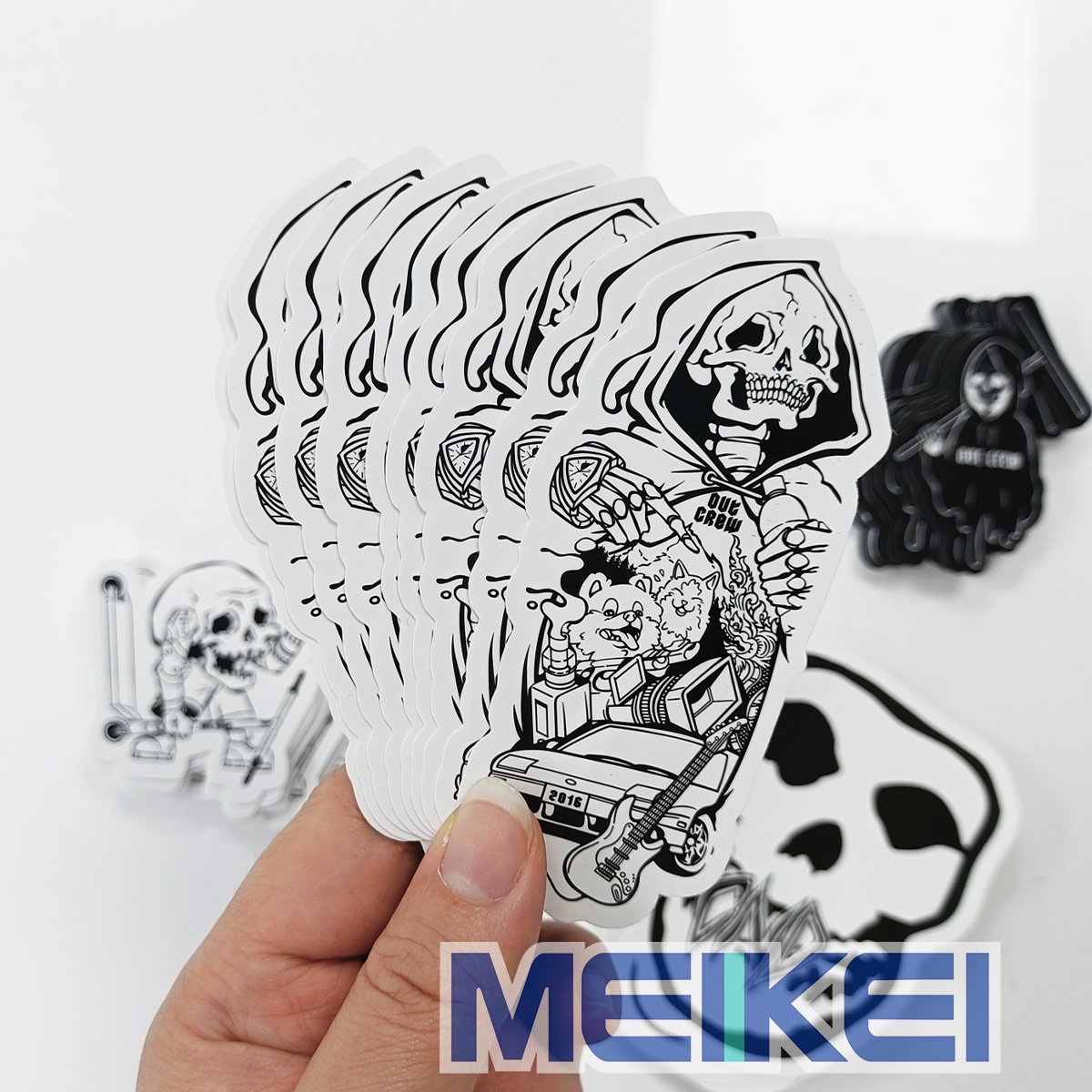 Custom Hologram Die Cut Sticker Adhesive Label Vinyl PVC Waterproof Printing Custom Logo Holographic Stickers for Kids