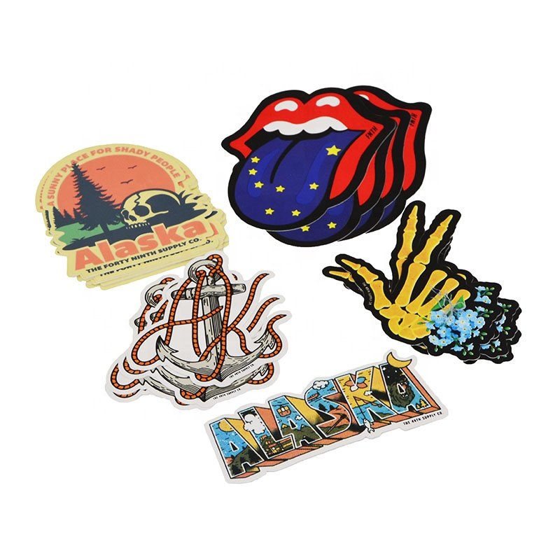 Custom printing bright 2D 3D hologram children cartoon sticker a4 holographic sheet