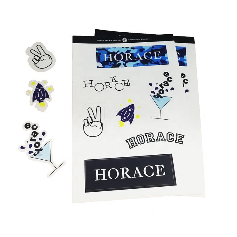 Custom printing bright 2D 3D hologram children cartoon sticker a4 holographic sheet