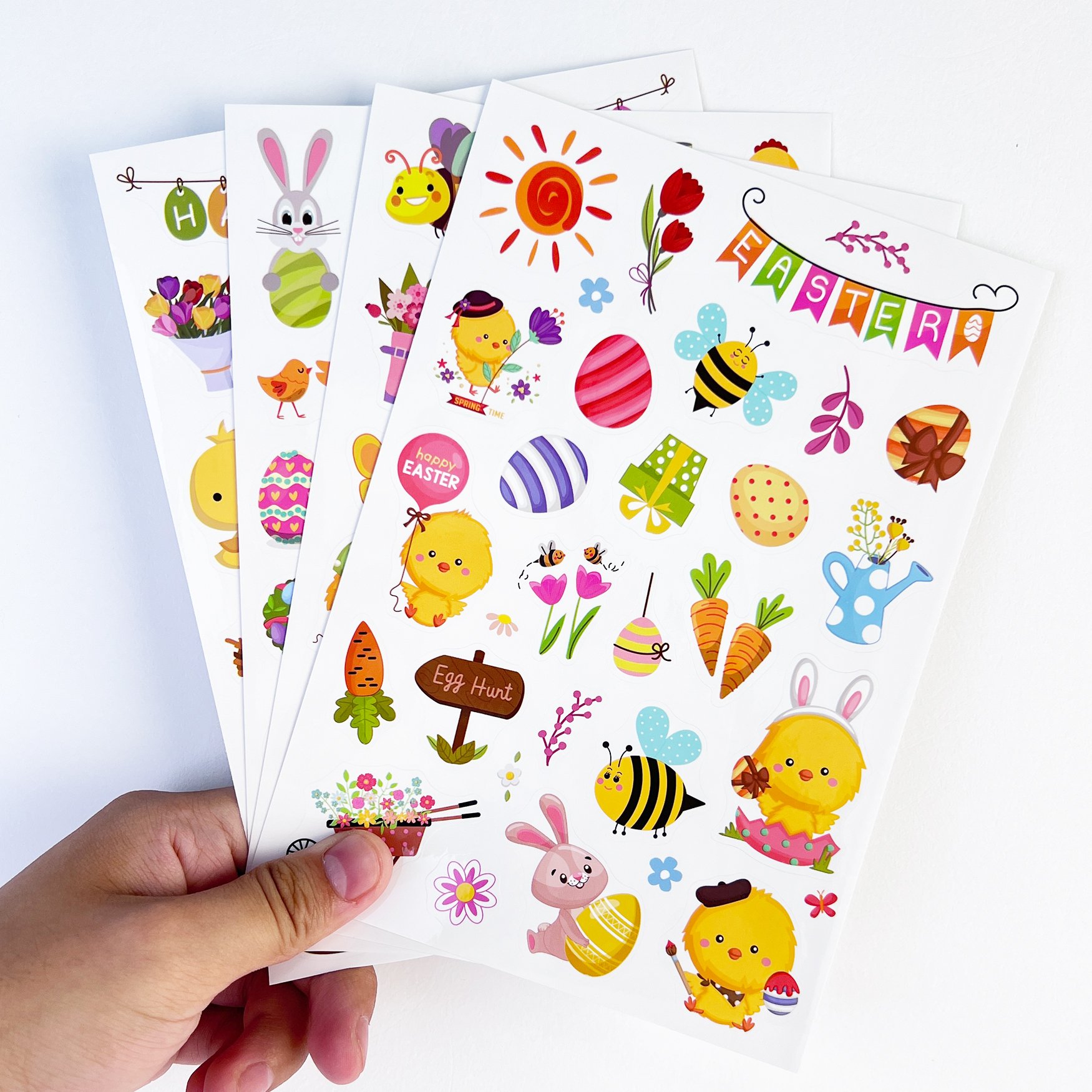 Custom Logo Sticker Kiss Cut Waterproof Anime Cartoon Pvc Paper Transparent Kiss Cut Vinyl Sticker Sheet Custom