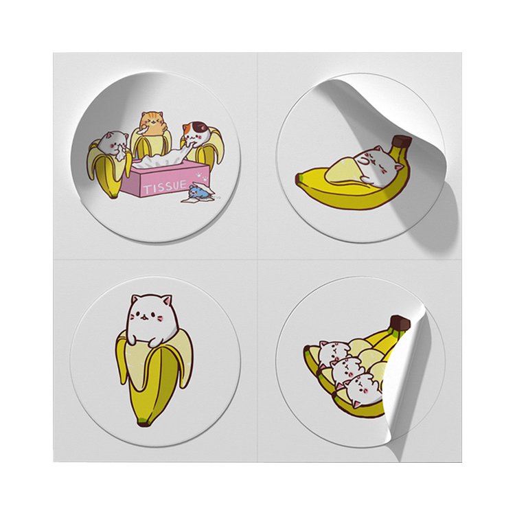 Fancy Anime OEM Cartoon Packaging Sticker Label For Decoration